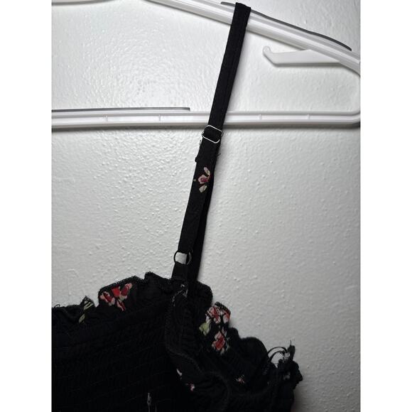 Angie floral maxi smocked sundress womens large bohemian boho fairy tropical - Picture 5 of 9